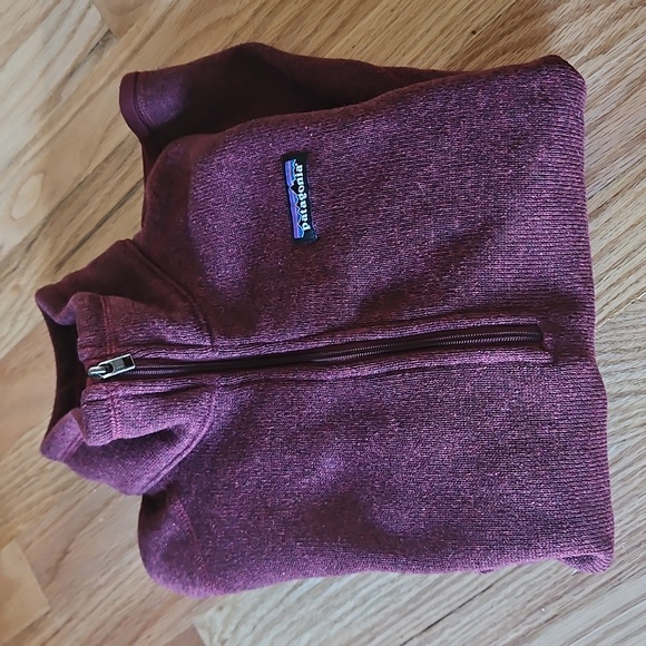 Patagonia Women's Maroon Turtleneck Sweater - Picture 1 of 3